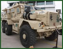 The Royal Jordanian Army Special Operations Command is exhibiting at SOFEX 2014 one of its MRAP vehicles acquired as excessive material from the US and entered into service in 2013.