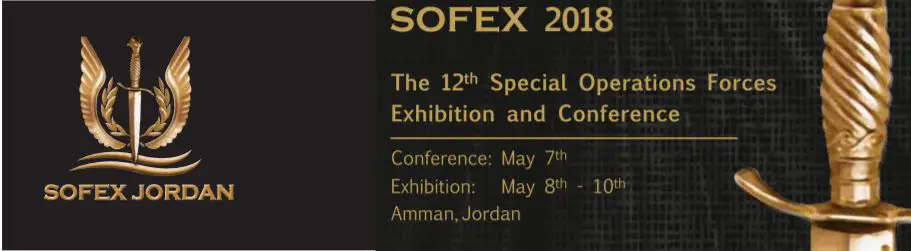 SOFEX 2018 Special Operations Forces Exhibition and Conference Amman Jordan banner 925 001