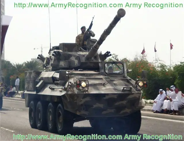 Piranha II 2 90 mm gun Qatar Qatari army pictures photos images combat anti-tank wheeled armoured vehicle Mowag