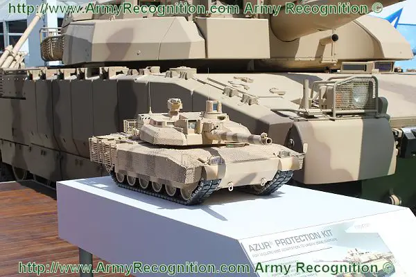 At the international defence exhibition IDEX 2011, the French Company Nexter announced to have received an order from the armed forces of the United Arab Emirates, for the delivery of a protection kit for the main battle tank Leclerc tank, named AZUR