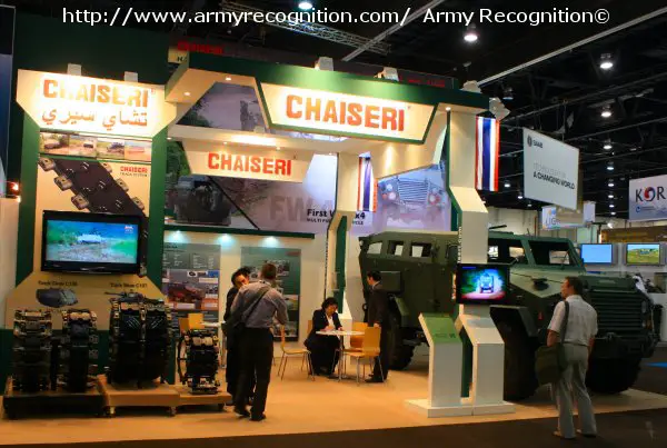 Chaiseri Defence Vehicle, first time exhibitor at IDEX, presents their "First Win 4x4" Multi Purpose Vehicle on stand 02-A42. 