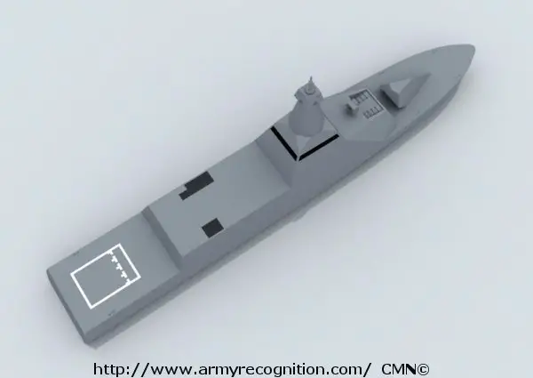 At IDEX 2011 French shipbuilder CMN is presenting for the first time a new stealth corvette concept, the Combattante 65S.