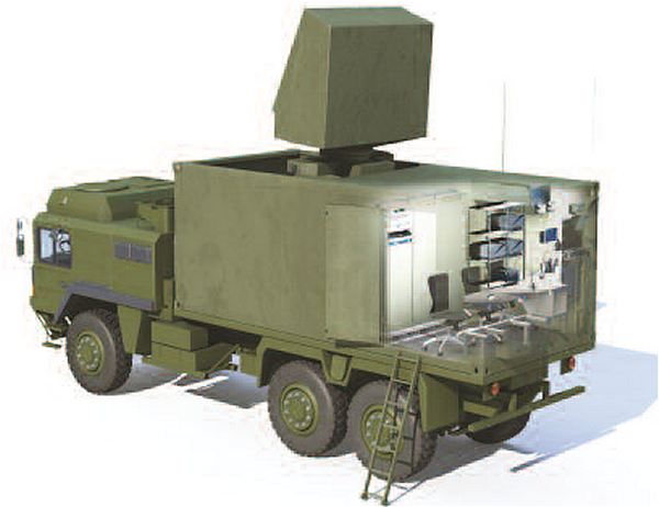 The second new system presented by MBDA is the PCP (Platoon Command Post). This modular command system is a direct derivative of the VL MICA Tactical Operations Centre (TOC) which has been developed in close cooperation with the French Air Force. PCP allows the commander to control multi-layer surface-to-air defence units, linking Mistral and VL MICA missile launchers. The system carries out the interface role between the various units responsible for coordinating the air space and, if necessary, its self-coordination with the PCP units deployed in neighbouring zones. The detection, identification and tracking functions are carried out via a link to the IMCP which, in this case, is completely remote-controlled by one of the three operators manning the PCP.