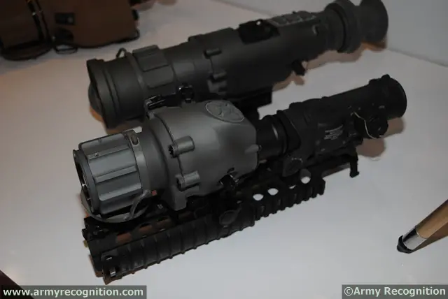 ABU DHABI (Feb. 19, 2013) — Raytheon Company is showcasing a new, clip-on Thermal Weapon Sight (TWS) at IDEX. The surveillance and targeting sight, which mounts in front of a rifle’s existing sight without reducing targeting accuracy, delivers precise surveillance and advanced targeting imagery.