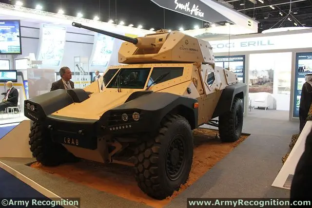 CRAB (Combat Reconnaissance Armoured Buggy) designed by the French Company Panhard Defense is a true conceptual break in the area of light armoured vehicles. CRAB is an answer to a meaningful requirement i.e. setting up again a light armoured capability within the large array of missions. So it has been designed with this platform modularity concept.