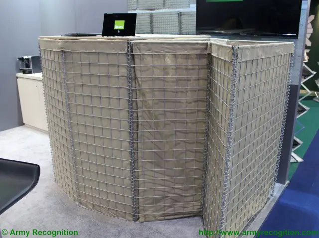 Hesco Group showcases its defensive barriers during IDEX 2015 640 001
