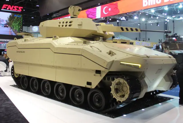 FNSS showcased its KAPLAN NG AFV at IDEX 2017 and promoted its latest innovations  002