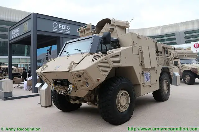 At IDEX 2017, in the outside exhibition area, NIMR Automotive showed five more vehicles including the JAIS 4x4 in APC (Armoured Personnel Carrier) configuration, the version that was recently used by UAE armed forces during combat operations. 