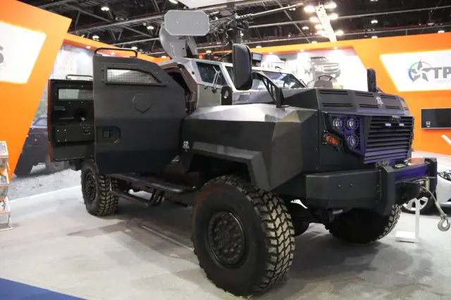TPS Armoring unveils the Black Mamba Light Armored Vehicle during IDEX 2017 640 001