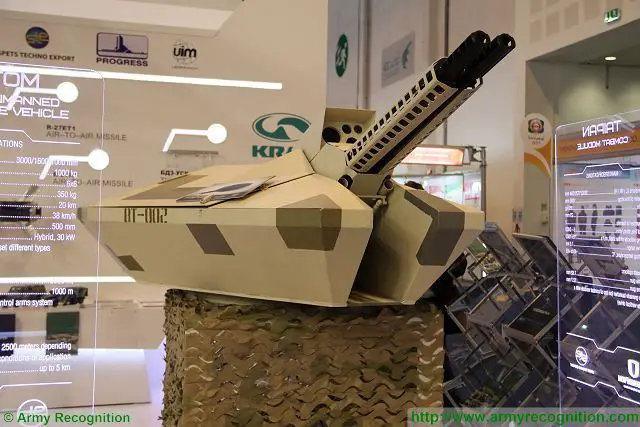 Ukraine Spets Techno Export Taipan twin barrel 23mm Combat Module for combat vehicles at IDEX 640 001