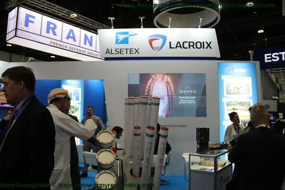 Lacroix world leader in self protection smoke solution for battlefield operations IDEX 2019 001