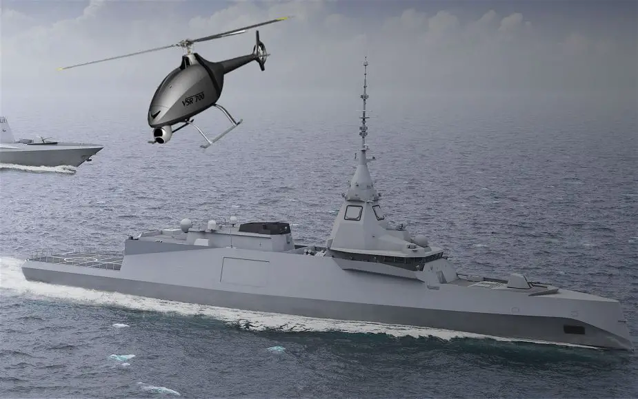 Naval Group demonstrates its expertise as drone integrator VSR 700 drone helicopter Airbus 925 001