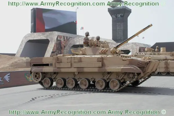 The armed forces of the United Arab Emirates intend to buy a new fleet of wheeled armored vehicles, for a total of 600 units in personnel carrier and armoured fighting vehicle variant. Several European companies already made a proposal within the framework of this request, of which Nexter (France), General Dynamics European Land Systems, Rheinmetall (Germany) and Patria (Finland).