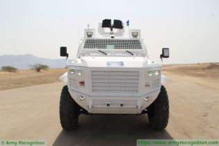 Guardian Xtreme APC 4x4 MRAP Mine Resistant Ambush Protected vehicle IAG United Arab Emirates front view 001