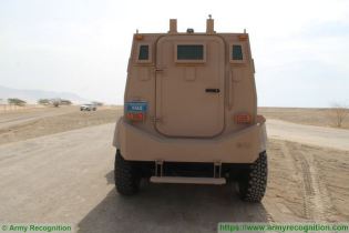 Guardian Xtreme APC 6x6 MRAP Mine Resistant Ambush Protected vehicle IAG United Arab Emirates rear view 001