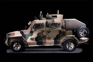 Hornet INKAS 4x4 pickup design 4x4 APC armored personnel carrier vehicle left side view 001