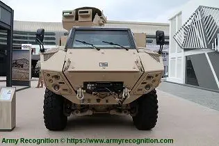 JAIS 4x4 modular MRAP Mine Resistant Ambush Protected Vehicle APC NIMR Automotive UAE front view 001