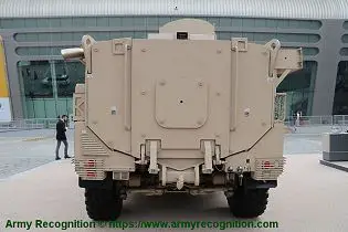 JAIS 4x4 modular MRAP Mine Resistant Ambush Protected Vehicle APC NIMR Automotive UAE rear view 001