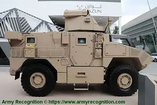 JAIS 4x4 modular MRAP Mine Resistant Ambush Protected Vehicle APC NIMR Automotive UAE right side view 001