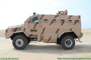 Rila 4x4 MRAP Mine Resistant Ambush Protected vehicle APC personnel carrier IAG United Arab Emirates left side view 001