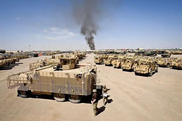 Large operation to airlift thousands of tonnes of British military equipment from Afghanistan has begun as troops prepare to leave the country. All combat operations in the country should be over by the end of 2014, leaving Afghan forces in control. 