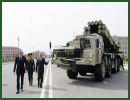 President of Azerbaijan Ilham Aliyev Monday, April 7, 2014, viewed the new equipment and weapons delivered for a military unit in the Nakhchivan Autonomous Republic. Chief of the Nakhchivan garrison, lieutenant-general Karam Mustafayev reported to the Supreme Commander-in-Chief.