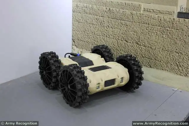 The NERVA®LG is a small unmanned ground vehicle (UGV) designed and manufactured by the Company Nexter Robotics. This UGV is able to perform reconnaissance and counter-IED (Improvised Explosive Devices) missions for route clearance. 