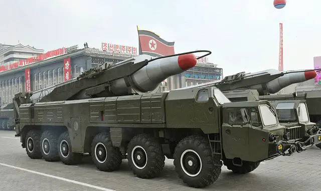 According South Korean Defense Ministry, North Korea has launched four Scud medium-range ballistic missiles into the sea of its eastern coast Thursday, February 27, 2014. The missiles were fired just days after the start of annual joint military exercises between South Korea and the United States that North Korea opposes.