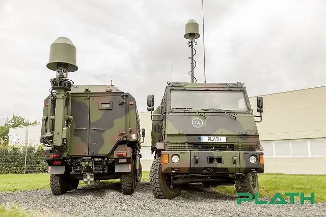 PLATH GmbH successfully has delivered the new system demonstrator to the German Armed Forces. The subject of the procurement was to equip three protected vehicles with modular and scalable equipment for tactical communication intelligence, particularly to be used in areas of conflict. This system displays the entire signal scenario in the relevant frequency ranges.