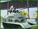 The Venezuela army has modernized the French-made AMX-13 (APC-VTT) tracked armoured vehicle personnel carrier with new Russian-made turret MB2-04 armed with a 2A42 30mm automatic cannon and one 30mm automatic grenade launcher AGS-17.