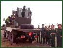 Vietnam has designed and manufactured its own wheeled self-propelled gun based on a military truck chassis fitted with a 105 mm M101 towed gun. Recently, a Vietnamese army newspaper published some pictures take during first firing test with the new self-propelled howitzer. 