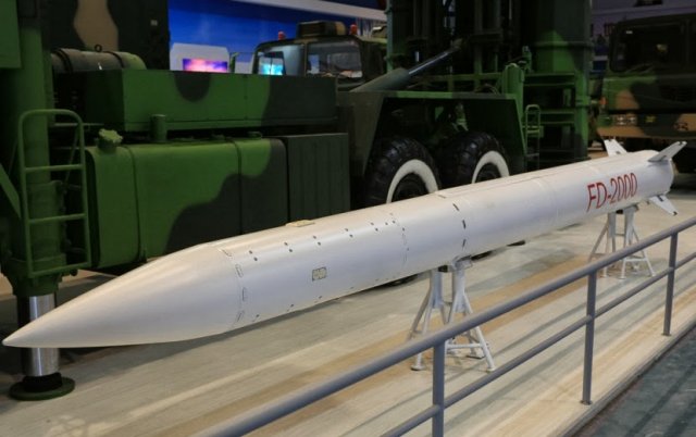 According to state agency CCTV, the Chinese military has conducted practice drills with its newly-developed FD-2000 air defense missile system. It has demonstrated its capability of locking onto and shooting down moving targets over a long distance.