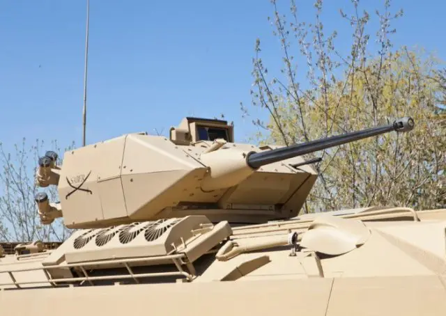 FNSS Saber 25mm turret successfully achieves firing qualification tests on PARS IFV 640 001