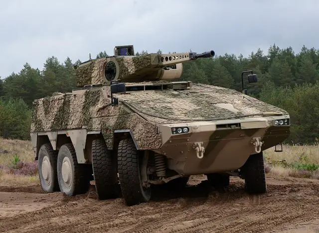 Lithuania Armed Forces started testing ARTEC sBoxer armoured fighting vehicle 640 001