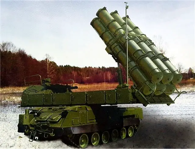 The Russian-made Buk-M3 air defense system will use new cutting-edge missile 640 001
