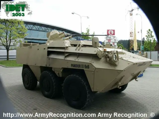 General Dynamics European Land Systems and Excalibur join forces to promote Pandur II 8x8 armored 640 001