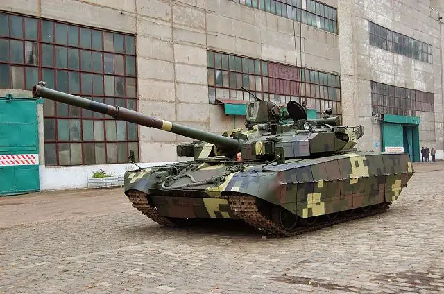 Ukrainian state arms manufacturer UkrOboronProm said Wednesday, February 4, 2015, that it would boost tank production by an unprecedented 2,300 percent in 2016. The company's general director, Roman Romanov, was cited in a press release as saying that UkrOboronProm will expand production of its Oplot main battle tanks from five units per year to 120 per year from 2016 onward.
