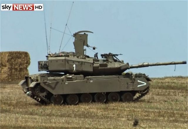 Israel army unveils officially existence of Pereh based on Magach tank but armed with anti-tank missile 640 001
