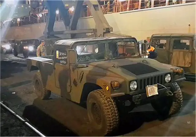 According a tweet from Geoffrey Pyatt official account, the United States Ambassador to Ukraine, of Saturday, July 18, 2015, 100 more US military Humvees 4x4 llight tactical vehicles have been delivered to Ukraine's port city Odesa. 