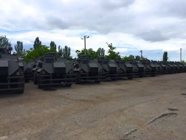 Second and final batch of AT-105 Saxon APC arrived to Ukraine 640 001