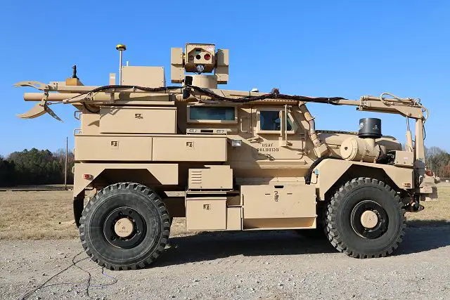 The US Army is working with the US Air Force (USAF) to develop laser technology-equipped mine-resistant, ambush-protected (MRAP) vehicles. The vehicles would be able to safely explode mines and other explosives from a distance.