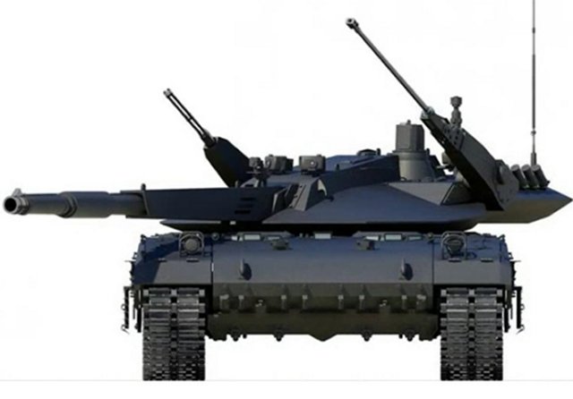 Screenshot from youtube.com video showing what T-14 Armata Main Battle Tank might look like