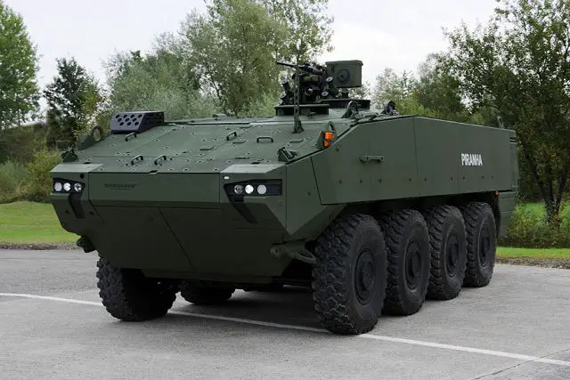 GDELS Piranha 5 8x8 armoured vehicle selected by Norway to replace M113 tracked APC 640 001