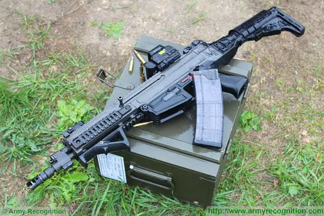 One of the main product of CZ is the CZ 805 Bren, a modern assault rifle chambered in 5.56x45 mm NATO caliber which is now adopted as a standard weapon of an individual of the Armed Forces of the Czech Republic. 