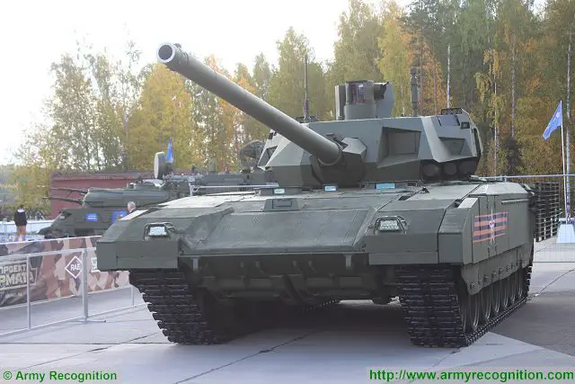Defense Company Uralvagonzavod of Russia, manufacturer of defense products as main battle tank is ready to look at possible exports of the new-generation tanks, T-14 Armata, to foreign buyers. The T-14 Armata is the latest generation of Russian-made main battle tank which was unveiled for the first time to the public during the military parade in Moscow, May 9, 2015.