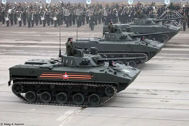 Russian Ministry of Defense (MoD) has officially brought into service BMD-4M Sadovnitsa (Gardener) airborne infantry fighting vehicle (AIFV) and BTR-MDM Rakushka (Shell) armoured personnel carrier (APC) developed by the Tractor Plants concern, according to a Russian military source.