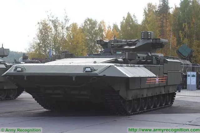 Uralvagonzavod plans to install tactical drone on T 15 Armata infantry fighting vehicle 640 001
