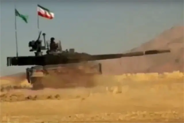 First footage of the Iranian Television "Telewebion" has unveiled the new Iranian-made Karrar MBT (Main Battle Tank) which is full designed and manufactured in Iran. The layout of the Karrar seems to be similar to the Russian made T-90MS but with some specific features.