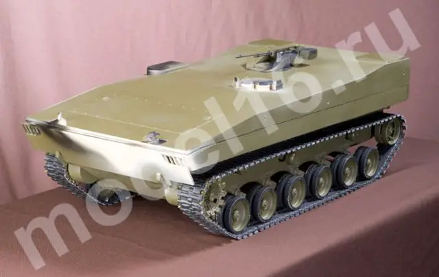 Russia`s Tractor Plants Concern (Russian acronym: TZ, Traktornie Zavody) will unveil the newest BT-3F tracked amphibious armored personnel carrier (APC) at the Army 2016 military-technical forum, according to the press department of the company.