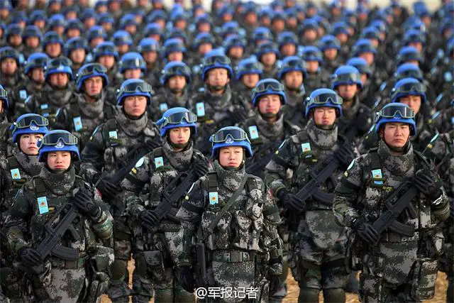 New battalion of 700 Chinese UN peacekeepers will be deployed in South Sudan 640 001
